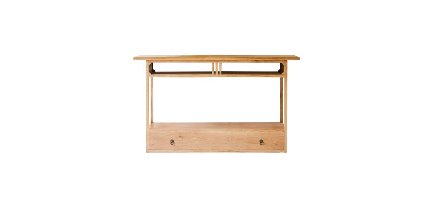 Console Clovis en chêne massif