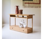 Console Clovis en chêne massif