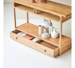 Console Clovis en chêne massif