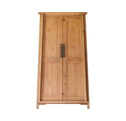 Armoire de rangement en pin massif recyclé Yuki