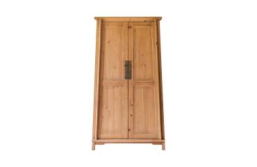 Armoire de rangement en pin massif recyclé Yuki