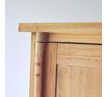 Armoire de rangement en pin massif recyclé Yuki