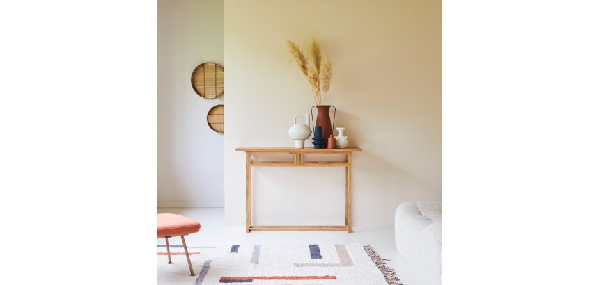 Console Clovis en chêne massif