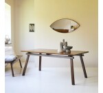 Table Arkoo en manguier massif L 180 x P 90 cm, 6 à 8 personnes