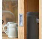 Vitrine en bois de teck Coffee Tek H 133 x L 120 x P 35 cm