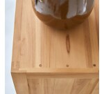 Vitrine en bois de teck Coffee Tek H 133 x L 120 x P 35 cm
