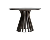 Table ronde Greco en bois de manguier massif et métal Ø 110 cm, 5 personnes