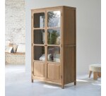 Armoire de rangement en chêne massif Marthe