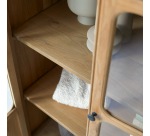 Armoire de rangement en chêne massif Marthe