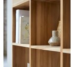 Bibliothèque haute en teck massif Miho