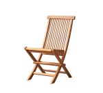 Ensemble de 2 chaises de jardin en acacia massif capri