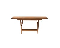Table d'extérieur extensible en bois d'acacia 4-6 pers Capri H 75 x L 120 x P 70 cm