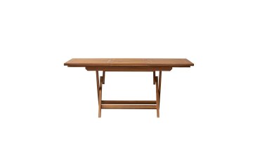 Table d'extérieur extensible en bois d'acacia 4-6 pers Capri H 75 x L 120 x P 70 cm