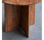 Table en bois de palissandre Anja H 76 x L 91 x P 91 cm