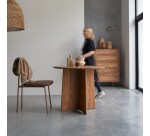 Table en bois de palissandre Anja H 76 x L 91 x P 91 cm