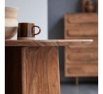 Table en bois de palissandre Anja H 76 x L 91 x P 91 cm