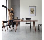 Table Lazare en manguier massif 4 à 6 personnes