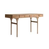 Bureau en bois de pin et orme recyclés L 142 cm Kim