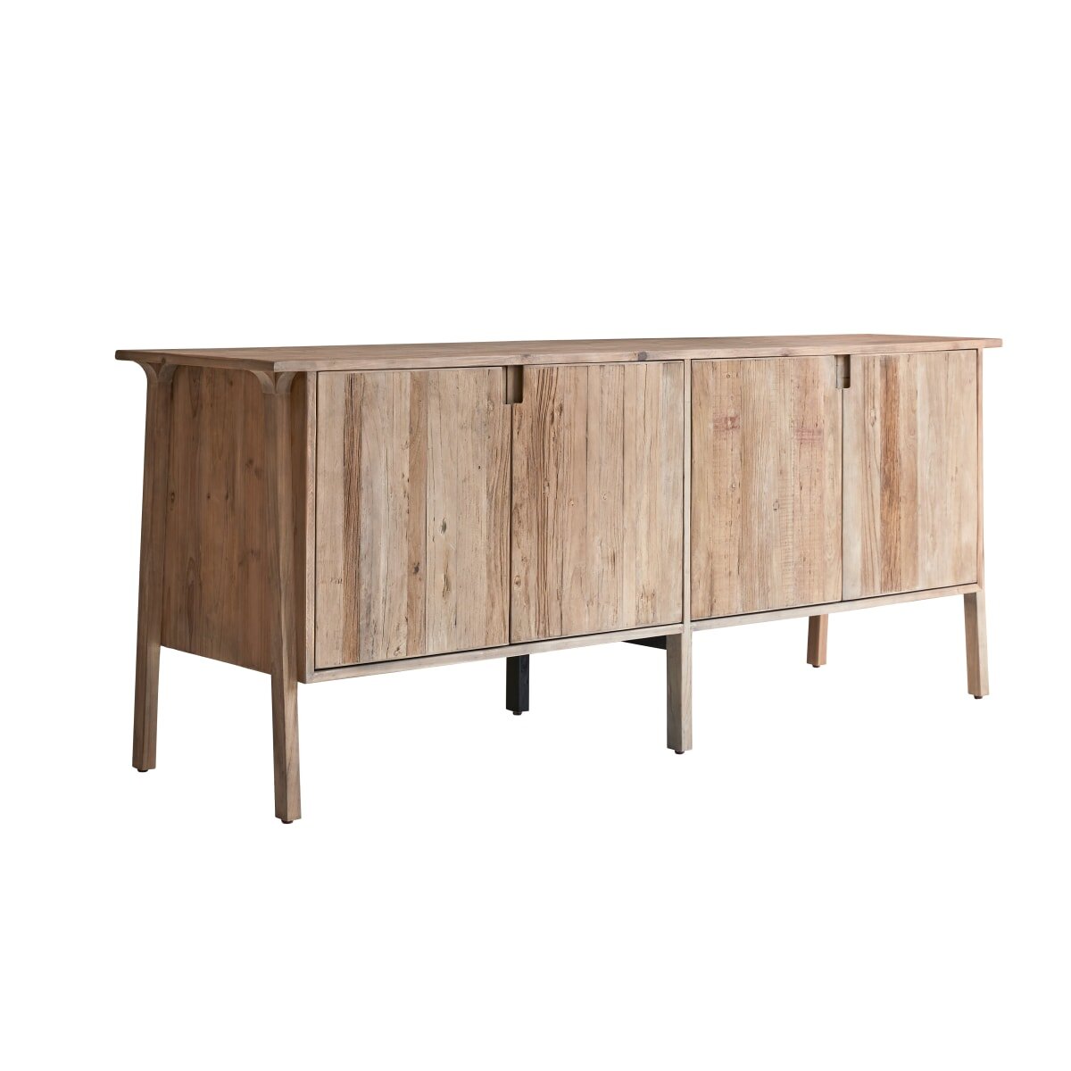 Buffet en pin et orme massifs recyclés L 200 cm Hazel