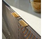 Buffet en manguier massif et terrazzo L 180 cm Bilal