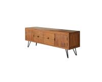 Meuble tv en acacia massif 180 cm bonnie