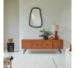Meuble tv en acacia massif 180 cm bonnie