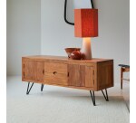 Meuble TV en acacia massif L 150 cm Bonnie