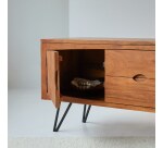 Meuble TV en acacia massif L 150 cm Bonnie
