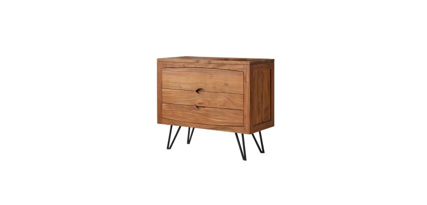 Commode en acacia massif Bonnie
