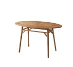 Table ovale Elena en teck massif recycle 2 à 4 personnes