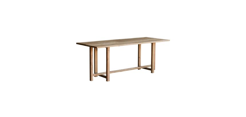 Table Antonia en teck massif recycle 6 à 8 personnes