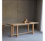 Table Antonia en teck massif recycle 6 à 8 personnes