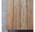 Banquette en bois de teck recyclé Joaquin, 3 places H 76 x L 200 x P 100 cm