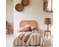 Tête de lit en tiges de rotin Josephine H 80 x L 90 x P 3 cm