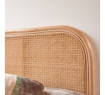 Tête de lit en tiges de rotin Josephine H 80 x L 90 x P 3 cm