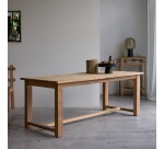 Table Teresa en teck massif recycle 6 à 8 personnes