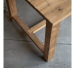 Table Teresa en teck massif recycle 6 à 8 personnes