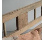 Banc Paula en teck massif recyclé, largeur 195 cm