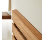 Tête de lit enfant en bois de teck Urbain H 76 x L 135 x P 5 cm