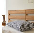 Tête de lit enfant en bois de teck Urbain H 76 x L 135 x P 5 cm