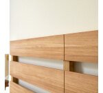 Tête de lit enfant en bois de teck Urbain H 76 x L 135 x P 5 cm