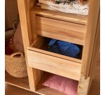 Armoire en teck massif Greta