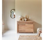 Buffet en bois de chêne Luce H 85 x L 120 x P 45 cm