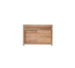 Buffet en bois de chêne Luce H 85 x L 120 x P 45 cm