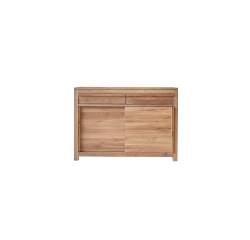 Buffet en bois de chêne Luce H 85 x L 120 x P 45 cm