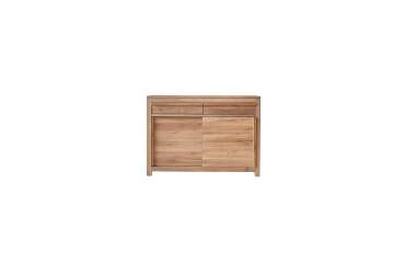 Buffet en bois de chêne Luce H 85 x L 120 x P 45 cm