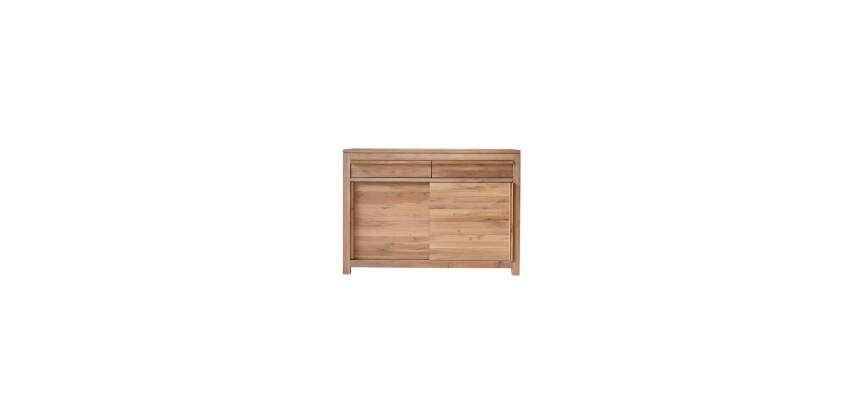 Buffet en bois de chêne Luce H 85 x L 120 x P 45 cm