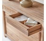 Buffet en bois de chêne Luce H 85 x L 120 x P 45 cm