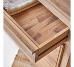 Buffet en bois de chêne Luce H 85 x L 120 x P 45 cm