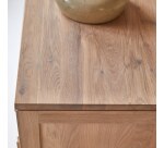 Buffet en bois de chêne Luce H 85 x L 120 x P 45 cm